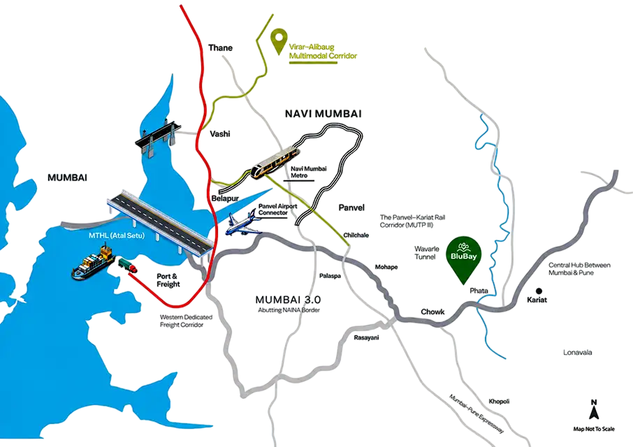 Blubay Khopoli Map